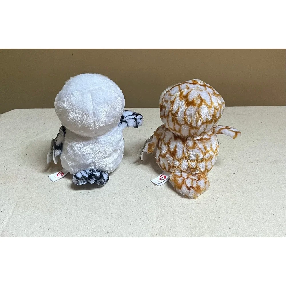 Ty Beanie Boos Owl Lot Swoops & Owlette 6